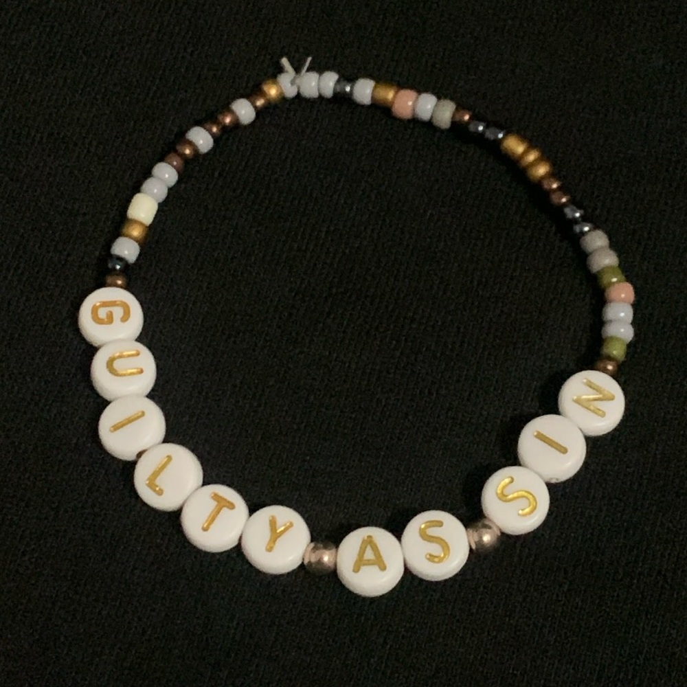 Taylor Swift Guilty As Sin Friendship Bracelet